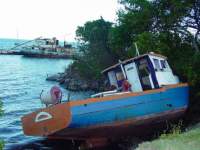 Windward, boats have been badly damaged, some have washed up onto the shore