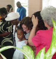 Barbara Holloway joins Maureen Bravo's Intercessory team  in Barbados