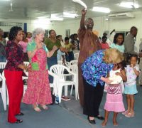 Margaret Alleyne joins Maureen Bravo's Intercessory team  in Barbados