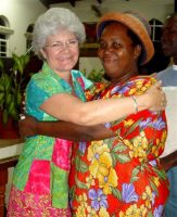 Barbara Holloway joins Maureen Bravo's Intercessory team  in Barbados