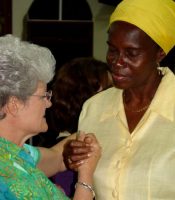 Barbara Holloway joins Maureen Bravo's Intercessory team  in Barbados