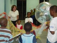 Maureen Bravo, of RUII (Resources Unlimited International, Inc.) and one of their prayer teams in Barbados casting a prayer net over Barbados and the islands of the Caribbean.