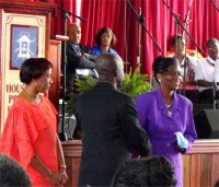 Ann P Kirton, Ashbourne Scantlebury and John and Alison Watson were all honored during the ceremony.