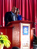 Rev Paul Watson and his wife brought a message from Dr Ester Byer Sacchoo