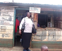 Barbados Mission of Hope was founded in 2001 by Evangelist Alldene Jordan National Evangelism seen here in Africa 2005.