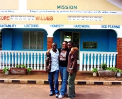 Micahel and Methaius with Dr Veronica