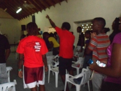 Allan Howard from Made for Missions was at the WISH Centre ministering at the Ellerton Wesleyan Holiness youth camp