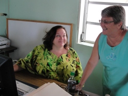 Jenny and Ali at The WISH Centre