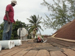 Major roof repairs have been undertaken on Blue Chattle Cottage