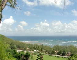 Bath beach is located in the parish of St.John near Codrington College, nestled below Hackleton's cliff 