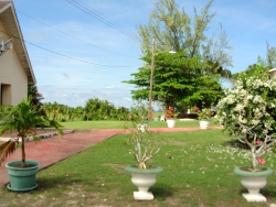 Use of grounds are from the side of the chapel down and in front of the great house. 