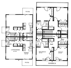 This 1m144 sq ft, two Bedroom, two Bathroom two story property features a Living Room, Dining Room and an openplan Kitchen plus a downstairs Power Room and built in Laundry.